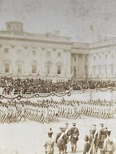 President Roosevelt Inauguration Soldiers Washington DC 1905 Stereoview SV Photo picture
