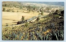 Postcard Ferrocarriles Nacionales de Mexico #2125 (2-8-2) RR Passenger Train L82 picture