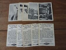 Somportex Exciting World Of James Bond 007 Cards from 1965 - Pick Your Cards picture