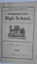 Washington Public High school report card Inez Green picture