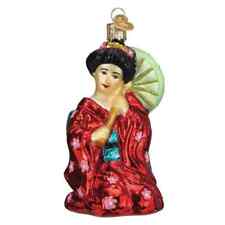 Old World Christmas GEISHA (10249) Glass Ornament w/OWC Box picture