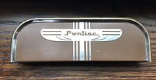 Vintage Original 1937 Pontiac Radio Delete Plate Emblem Badge Dashboard EXC picture