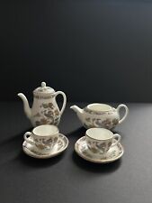 Wedgwood Wild Flower Mini/Miniature Coffee/Tea Set with Tray picture