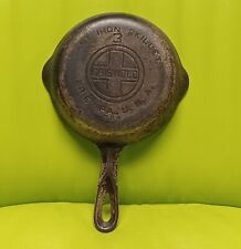 Vintage Griswold No. 3 Cast Iron Skillet 709 w/ Large Block Logo. Made in Erie picture