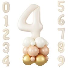 number balloon number 4 years old number 4 40 inch balloon balloon stand star ba picture
