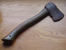 Vintage Military WWII Era ? Hand Axe Hatchet Army Green Wood Handle Camp Axe picture