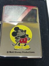 VINTAGE RARE DISNEY MICKEY MOUSE ZIPPO LIGHTER IN BOX picture
