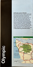 New 2002 OLYMPIC NP - Washington   NATIONAL PARK SERVICE UNIGRID BROCHURE  Map picture