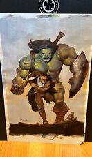 Incredible Hulk 601 Original Hand Painted Cover art By Ariel Olivetti picture