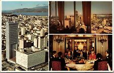 Vtg San Francisco California CA Hilton Hotel Chef's Table Restaurant Postcard picture