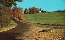 Vintage Postcard Approach To Shaker Village Museum Canterbury New Hampshire NH picture