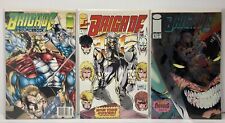 Vtg 90s Image Comics VF-NM Brigade #1 Sourcebook #1 and #2 Lot of 3 Comic Books picture