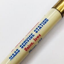 c1950s Union Iowa Maas Service Station Merry Christmas Ballpoint Pen Gas Oil G42 picture