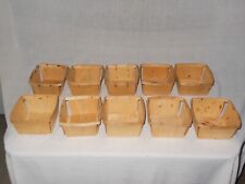 10 Vintage Wood Strawberry Baskets picture