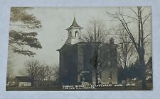 1911 Schoolcraft Michigan Public School RPPC Real Photo Postcard MI picture
