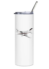 Cessna 414A Chancellor Stainless Steel Water Tumbler with straw - 20oz. picture