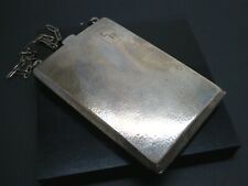 Vintage Sterling Silver 925 WATROUS MFG CO Coin Compact Purse With Chain  picture