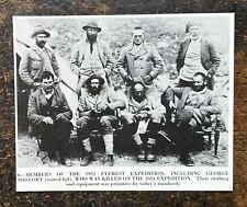 Members of The 1921 Everest Expedition incl. Mallory - 1980 Press Cutting r399 picture