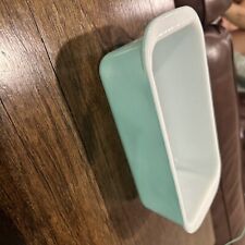 1950’s Vintage Pyrex Loaf Pan #213 Turquoise  1.5qt Ovenware picture
