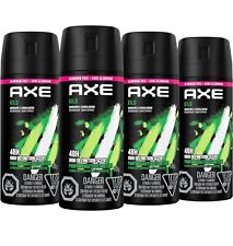 Set of 4 AXE Kilo Deodorant Body Spray 4oz NEW ALUMINUM FREE picture