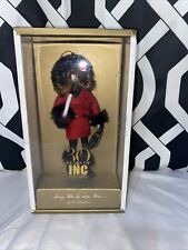 30 Years of I-N-C International Concepts Girl in Red Dress Glass Ornament NEW picture