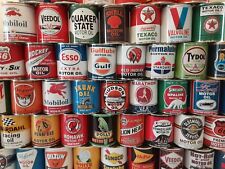 Old Motor Oil Cans 1 qt.  10 can Special Offer Mix or Match any 10 listed  picture