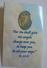 1997 Guardian Angel Pin / Psalm 91:11 / Food for the Poor / Made in Hong Kong picture