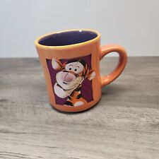 Disney Tigger Coffee Mug Cup Bright Orange Purple Winnie The Pooh Collectible picture