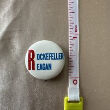 Rockefeller Reagan 1968 campaign pin button political picture
