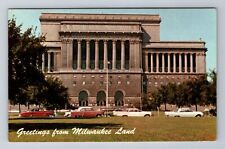 Milwaukee WI-Wisconsin, Milwaukee County Court House, Antique Vintage Postcard picture