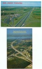 New Jersey Turnpike Lot of 2 Vintage Postcards picture