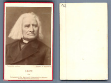Kunst et Wissenschaft, Munich, The Composer Franz Liszt Vintage CDV albumen ca picture
