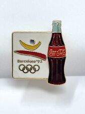 Coca Cola 1988 Worldwide Olympics Sponsor Lapel Pin Vintage picture