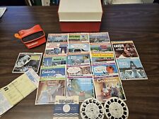 Vintage 57 View-Master Reels Cities, Places, Entertainment, & Disney With Extras picture