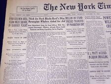 1930 JANUARY 23 NEW YORK TIMES - BYRD SEES NEW AREA SHIP BLOCKED - NT 1671 picture