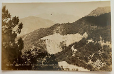 ca 1940s Mexico RPPC Postcard Monterrey Chipinque Highway scenic Cantil del 