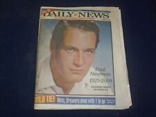 2008 SEP 28 NEW YORK DAILY NEWS NEWSPAPER - PAUL NEWMAN DIED 1925-2008 - NP 4204 picture