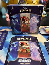 Disney Lorcana First Chapter Trove Empty Box And All The Accessories picture