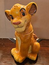 Vintage Treasure Craft Disney The Lion King Simba Cookie Jar picture