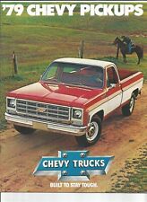 Original 1979 Chevrolet Fleetside and Stepside Pickup  dealer sales brochure picture