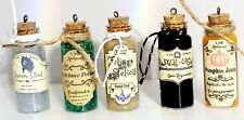 Harry Potter inspired potion bottles decor Christmas tree ornaments, gift. 5 pc picture