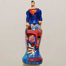 Vintage Superman Bellywashers Cartoon Character Empty Bottle Collectible NM picture