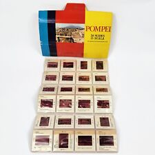 Vintage Set of 24 Kodak Slides Souvenir Original Pompei Italy picture