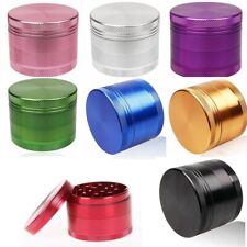 2'' (50mm) 4Pieces Aluminium Herb Grinder Tobacco Smoke Portable Color Blue picture