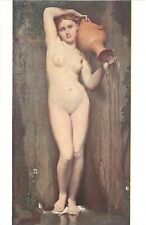 Postcard C-1910 Classic art sexy risqué Sexy woman flowing water jug 24-5192 picture