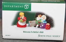 DEPT 56 WELCOME TO NETTIE'S B&B 56877 NORTH POLE SNOW VILLAGE picture