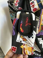 Las Vegas 1980s 90s Tote Purse W/ Phone Case Get Lucky  12” By 10” By 7” picture