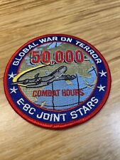 Global War on Terror E-8C Joint Stars 50,000 Combat Hours Patch KG picture