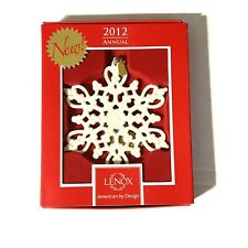 LENOX 2012 Snow Fantasies Snowflake Ornament Pre-Owned Excellent picture