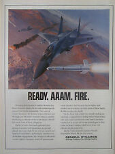 9/1991 PUB GENERAL DYNAMICS WESTINGHOUSE AAAM AIR TO AIR MISSILE SUKHOI MIG AD picture